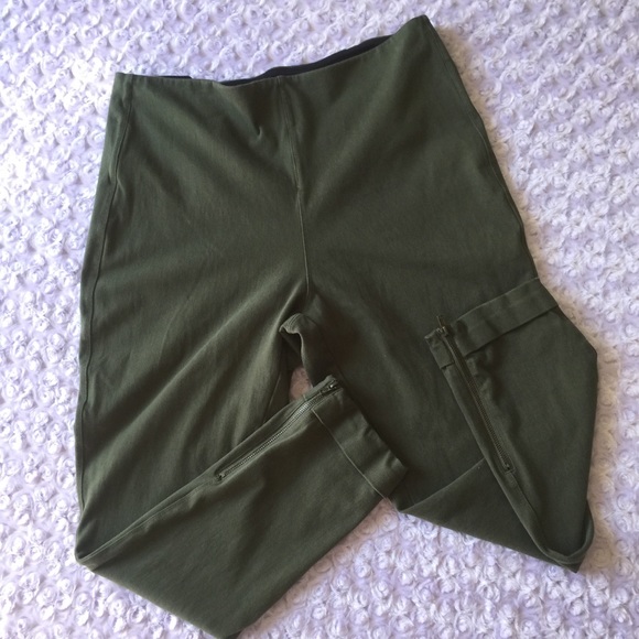 Lysse Pull On Zip Ankle Denim Cuffed Crop Pants - Picture 4 of 8